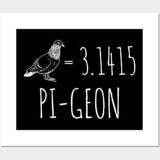 pigeon pi Posters and Art